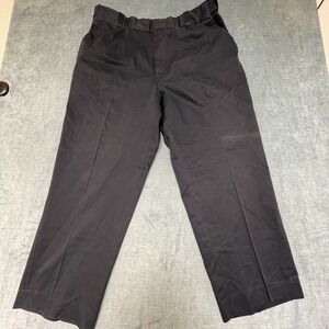 Tact Squad Uniform Pants Mens 42 Black Cotton Slash Pockets Outdoor Flat Front